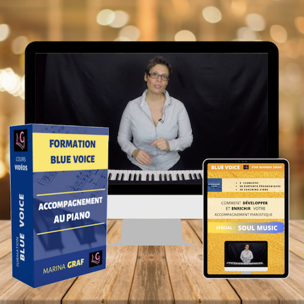 Couverture Blue voice FORMATION : ACCOMPAGNEMENT AU PIANO