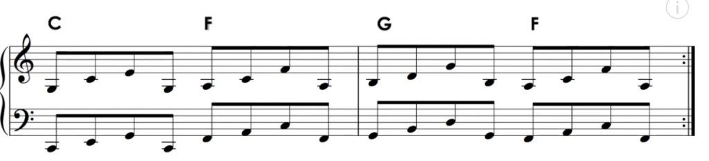 exercice-N5-mains-esemble-croches-accords-en-arpège-cours-de-piano-indépendance-des-2-mains-marina-graf